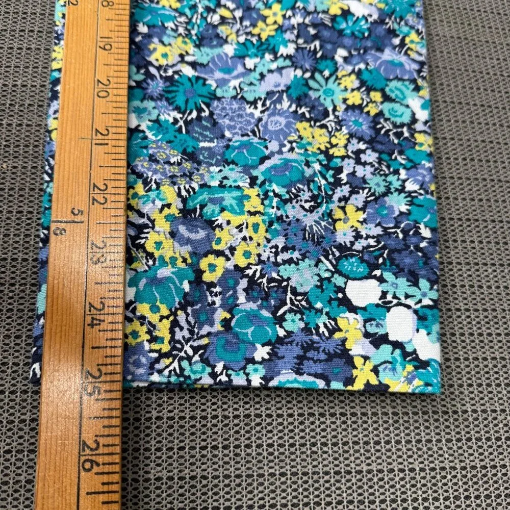 Ann Taylor Loft Marisa Womens Size 4 Blue Floral Cropped Pants Business Casual - Picture 6 of 10